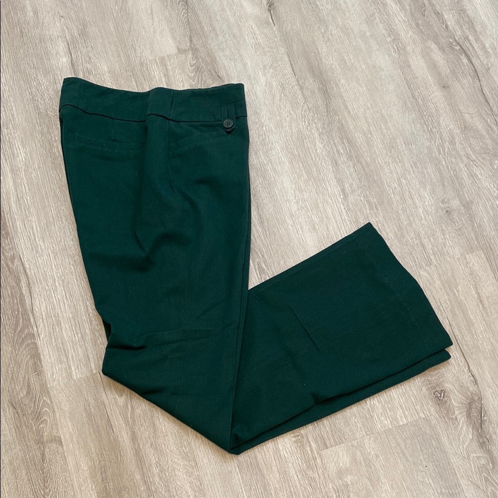 Suzy Shier Dark Green Straight Leg Pants